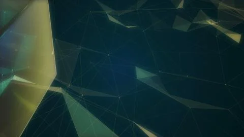 Fractal plexus abstract 3d illustration Stock Illustration