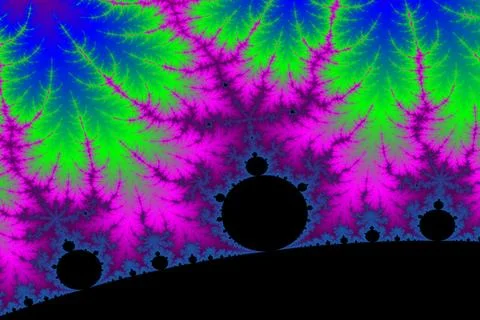 Fractal power Stock Illustration