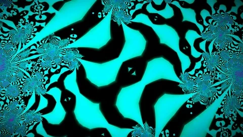 Fractal Prism Looping Animation Stock Footage 73654420