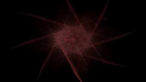 Fractal radial pattern on the subject of science, technology and design Stock Footage 73183073