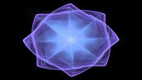 Fractal radial pattern on the subject of science, technology and design Video stock 73183316