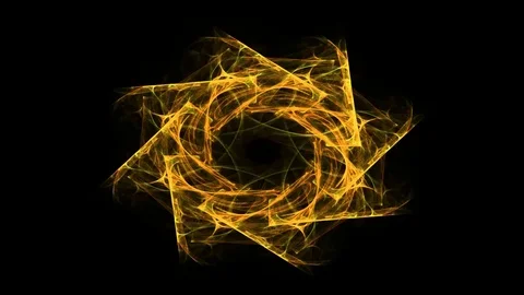 Fractal radial pattern on the subject of science, technology and design Видео 73183334