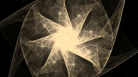 Fractal radial pattern on the subject of science, technology and design Video stock 81015352