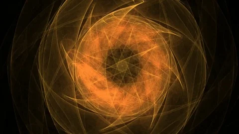 Fractal radial pattern on the subject of science, technology and design Vídeo Stock 82315069