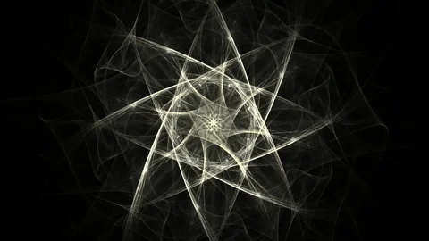 Fractal radial pattern on the subject of science, technology and design Vídeo Stock 116465985