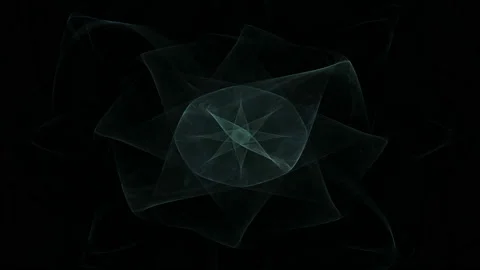 Fractal radial pattern on the subject of science, technology and design Stock Footage 156630196