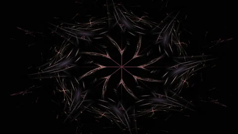 Fractal radial pattern on the subject of science, technology and design Stock Footage 161055103