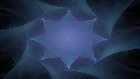 Fractal radial pattern on the subject of science, technology and design Video stock 243031390