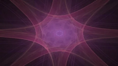 Fractal radial pattern on the subject of science, technology and design Stock Footage 272667778