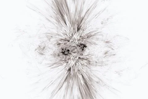 Fractal radial pattern on the subject of science Stock Illustration