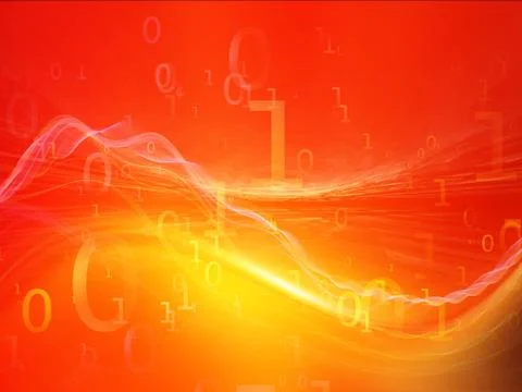Fractal Realms Background Illustrazione stock