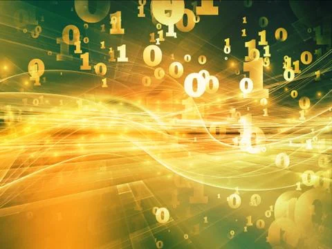 Fractal Realms Background Stockillustratie