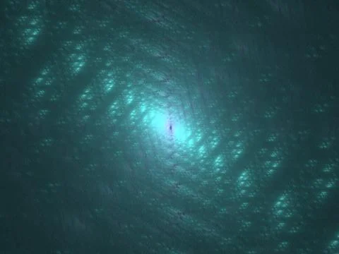 Fractal rendering resembling lightning 3d rendering Stock Illustration