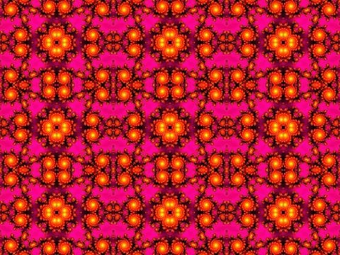 Fractal seamless pattern  Stockillustratie