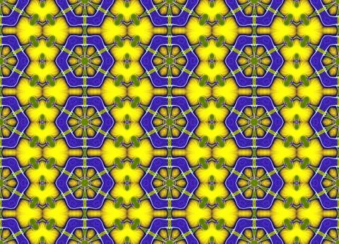 Fractal seamless pattern Stock Illustration