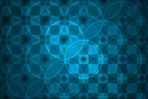 Fractal shapes fantasy pattern 스톡 일러스트