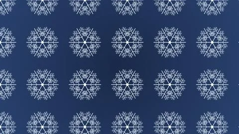 Fractal snowflake patterns in purple background with glowing center details Stock Illustration