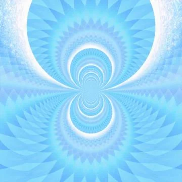 Fractal in soft colors Stock Illustration