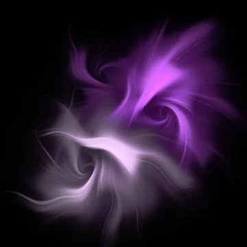 Fractal soft spirals Stock Illustration