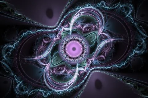 Fractal. Space background. Stock Illustration