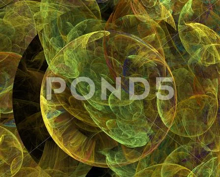 Fractal spheres Stock Illustration