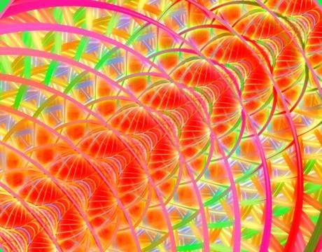 Fractal spine Illustrazione stock