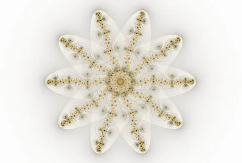 Fractal star fantasy 스톡 일러스트