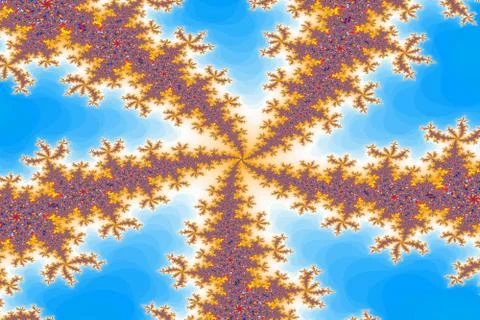 Fractal star Stock Illustration