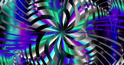 A fractal of stripes Stock Footage 144673695