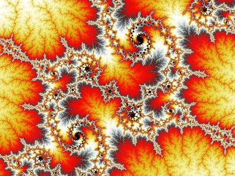 Fractal structure creating vibrant abstract pattern design Stock Photos