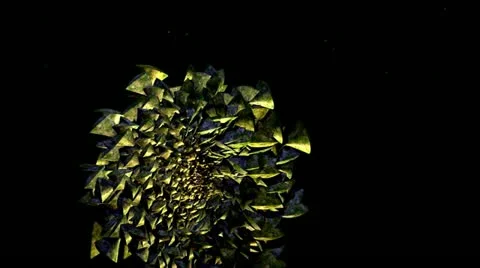 Fractal Structures Animation Stock Footage 21462947