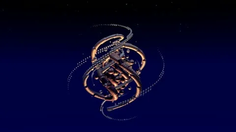Fractal Structures Animation Stock-Footage 21463146
