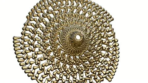 Fractal Structures Animation Stock Footage 21464548