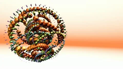 Fractal structures animation Stock-Footage 21620246