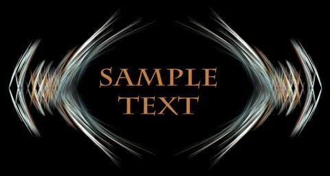 Fractal template for header 库存插图