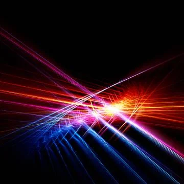 Fractal template Illustrazione stock