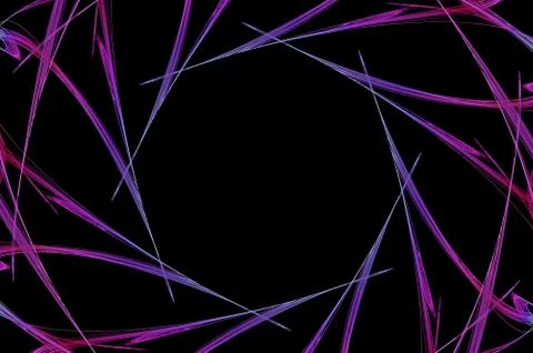 Fractal thorns Stock Illustration