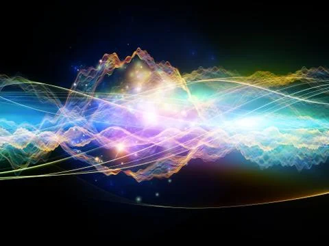 Fractal Twists Stock Illustration