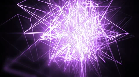 Fractal violet background with lines. Stock Footage 65432594