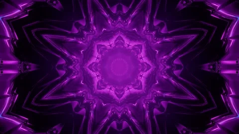Fractal violet transforming pattern in darkness Stock Footage 160816971