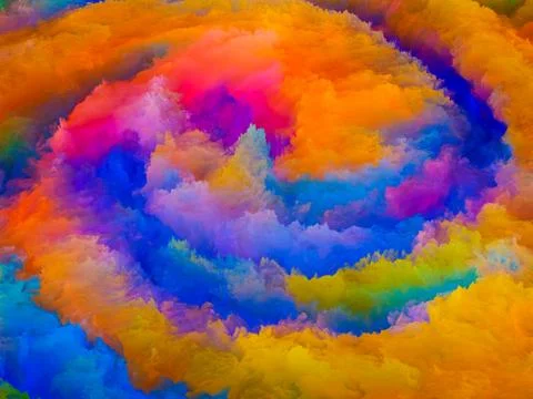 Fractal Vortex Stock Illustration