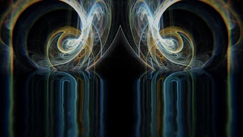 Fractal-water-4K Stock Footage 126794141