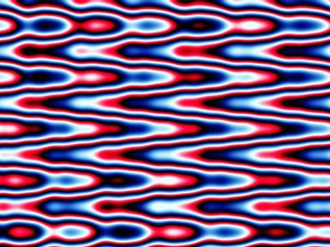 Fractal waves Illustrazione stock