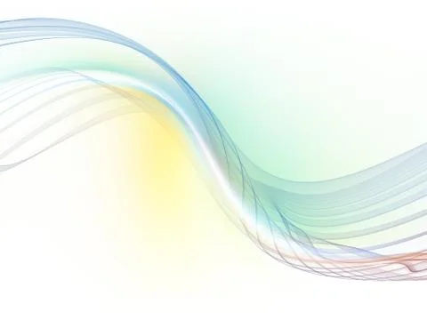Fractal Waves Oscillation Stock Illustration