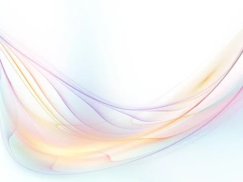 Fractal Waves Propagation Stock Illustration