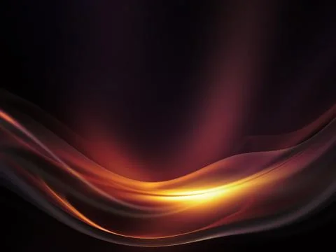 Fractal Waves Stream Stock Illustration