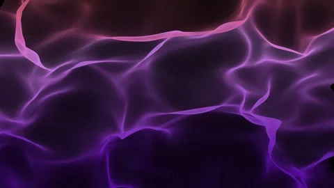Fractal Wavy Background Abstract Curves &amp; Digital Flow Creative Design Stock Footage 309911348