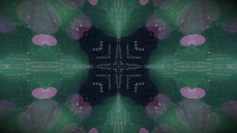 Fractal Words 2 Stock Footage 91752565