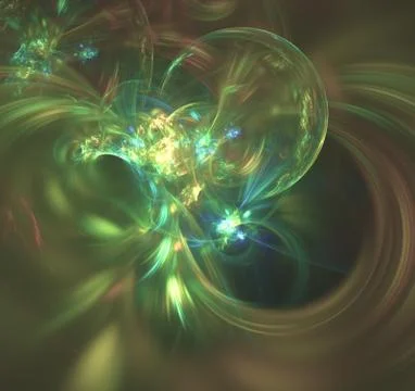 Fractal world Stock Illustration