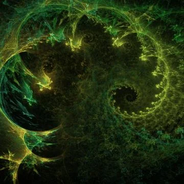 Fractal world Stock Illustration